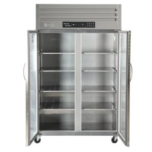 <span class=keywords><strong>Réfrigérateur</strong></span>-congélateur commercial à 2 portes, sans givre, intégré, pour la restauration et les cantines - Product Image 3