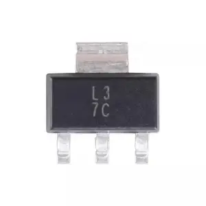 LM317DCYR LM317DCY LM317 işaretleme L3 yeni orijinal doğrusal voltaj regülatörleri 3 terminali ayarlanabilir pozitif 1.5A SOT223-4 IC