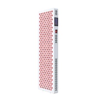 Panneau de luminothérapie rouge pour tout le corps avec support |   LED de qualité médicale avec 8 longueurs d'onde, design ultra-fin, prise américaine |   Usage domestique et commercial