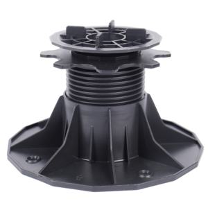 ฐานรองพื้นปรับระดับได้ ผลิตจากพลาสติกเป็นมิตรกับสิ่งแวดล้อม สำหรับรองรับกระเบื้องระเบียง รับน้ำหนักได้มาก สีดำ 45-80 มม. ความลาดเอียง 5% - Product Image 2