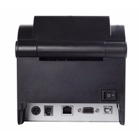 Imprimante thermique de reçus portable de bureau haute résolution 58 mm USB/Noir Garantie 1 an Machine d'étiquetage d'expédition en stock
