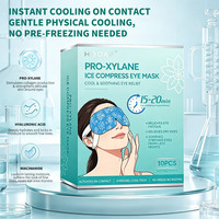 Masque Hydrogel Pro-Xylane Rafraîchissant Jetable pour les Yeux – Patchs Anti-Poches et Cernes – Compresse Froide Apaisante pour Yeux Fatigués