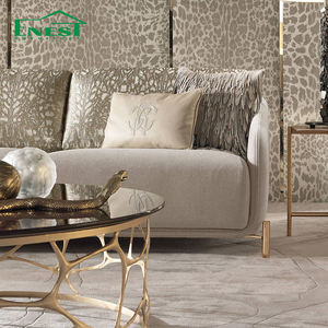 लक्जरी डिजाइनर मोडेन शैली की फ्रॉस्टेड चमड़े के सोफे को उच्च अंत 1 2 3 सीटर रहने वाले कमरे के फर्नीचर सेट - Product Image 4