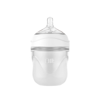 Grosir Kualitas Tinggi BPA Gratis Lebar Leher Remas Silikon Bayi Botol Makan 240Ml RK-N1013,RK-N1014