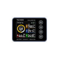 BW-TC169 6-80V 0-75A universel voiture batterie moniteur Charge décharge tension batterie capacité indicateur testeur mètre