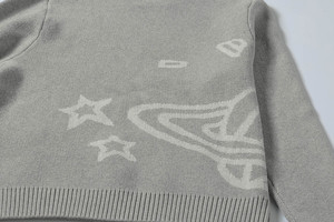 Custom Sweater Jacquard Pattern Winter Knitwear Crew Neck Pullover Knitted Jumper Casual Cotton Knit Top Custom Sweater Men - Product Image 6