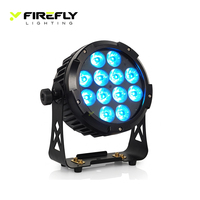 Projecteur LED PAR à piles 12x18W RGBAW+UV 6-en-1 IP65 DMX512 pour éclairage de scène de mariage et d'événements