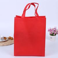 Sac fourre-tout non tissé recyclable avec logo personnalisé Sac de transport pour shopping Type de motif de lettre d'épicerie écologique Conception personnalisée