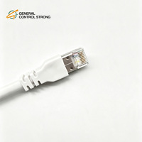 Kabel Ethernet Cat7 Grosir 10Gbps S FTP Shielded RJ45 Kabel Jaringan Industri Kecepatan Tinggi Bulk RoHS CE OEM ODM