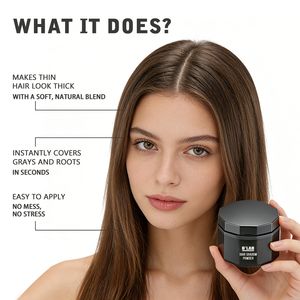 Polvo para el Cabello Resistente al Viento OEM/ODM, Polvo Temporal para Cubrir las Raíces, Polvo Impermeable para Sombrear la Línea del Cabello - Product Image 2