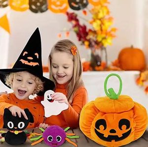Custom My First Halloween Pumpkin <strong>Toys</strong> Stuffed Pumpkin Plush Cat <strong>Spider</strong> <strong>Ghost</strong> Candy Corn for Baby Girls Boys - Product Image 4