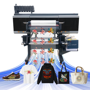 Goosam A1 Roll to Roll <b>3</b> Head 60 62 cm Embroidery 3D Uv DTF Textile <b>Printer</b> With Xp600 I1600 I3200 Printhead - Product Image 2