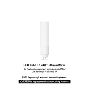 Tubo LED T8 24W 1500mm Dimmerabile Luce Bianca Fredda, Lampadina Sostitutiva per Plafoniere - Product Image 2