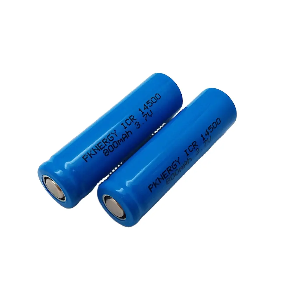 3.7V Icr 14500 Li-Ion Oplaadbare Batterij 14500 800Mah Voor Draagbare Speaker