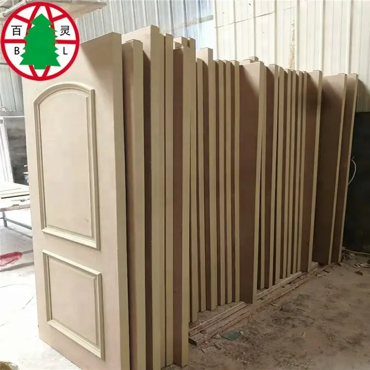 2021 hot selling cheap PVC MDF HDF interior wooden doors