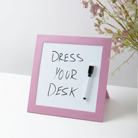 Ensemble de bureau élégant et luxueux en cuir rose + MDF, 10 pièces, organiseur de bureau en cuir pour femmes, exécutif