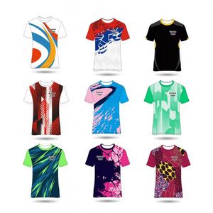 เสื้อยืดแบดมินตันแบบสั่งทำพิเศษ ระบายอากาศได้ดี ผลิตจากโพลีเอสเตอร์ 100% แห้งเร็ว สีขาวล้วน พร้อมบริการพิมพ์ลายแบบ Sublimation - Product Image 2