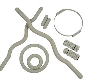 CZFIT Tapis de yoga ovale en caoutchouc naturel personnalisé, Pilates, exercice, tapis de yoga Pilates-Ring Kreis pour femmes, équipement de gym, poignet, cheville - Product Image 1