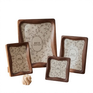 <b>Wholesale</b> Natural Wood Handmade Eco-Friendly Custom Photo <b>Frame</b> Tabletop <b>Picture</b> Holder Gift for Home Decor Special Occasion - Product Image 1