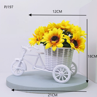 QIDA vente en gros artificielle soie herbe fleur arbre bonsaï luxe décor à la maison petite plante en pot en plastique pour une utilisation en extérieur pour le mariage