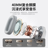 Casque sans fil Erazer Superpower Em-z02 Pro, nouveau casque avec annulation active du bruit et longue autonomie de la batterie