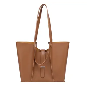 Retro Popular Handbag Women'S New Senior Sense Of Foreign Gas Large-Capacity Tote Bag Mori System Simple Shoulder Bag