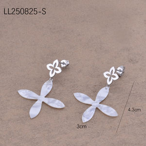 <span class=keywords><strong>Pendientes</strong></span> de nuevo estilo, joyería de mujer de gama alta Joyería TOUSES de acero inoxidable - Product Image 2