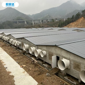 พัดลมดูดอากาศแบบแกน Hengshuangda ติดตั้งบนหลังคาไฟเบอร์กลาส สีขาว 220V สำหรับระบายอากาศและทำความเย็น - Product Image 2