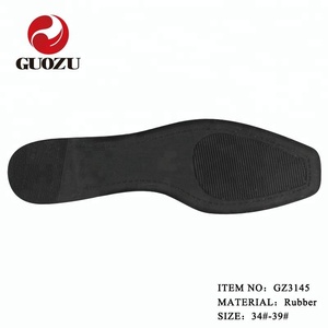 Suola da donna in gomma nera con punta quadrata <span class=keywords><strong>Sole</strong></span> per la produzione di scarpe da giovane donna - Product Image 4