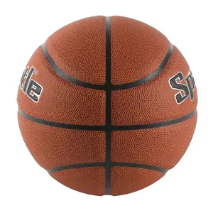 Basketball en cuir synthétique de taille 7 personnalisé officiel