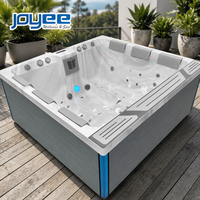 Jacuzzi extérieur pour villa de villégiature JOYEE, baignoires de massage spa, spa de haute qualité avec éclairage LED