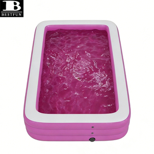 <span class=keywords><strong>Piscina</strong></span> Autoinflable con Bomba Eléctrica Inalámbrica Integrada, Bañera Familiar Inflable para Niños y Adultos, Fiesta al Aire Libre - Product Image 3