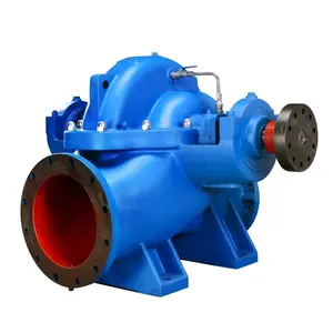 Horizontal unit single stage double suction 6 "8" 10 "split 30hp 5 inch flow 20m3 25 m 40m3 h 1200 m3/h centrifugal pump