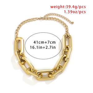 Collier ras du cou tendance pour femmes, chaînes au cou, style punk, déclaration gothique, couleur argent et or africaine, accessoires bohèmes, cadeau de fête - Product Image 6