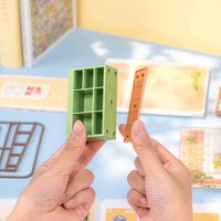 Robotime Rolife Puzzles 3D en plastique faits à la main, jouets assemblés, DWS07B Sunshine Sip Porch, kit de maison miniature DIY