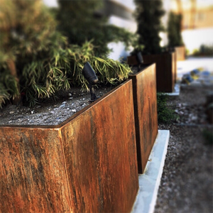 Jardinera de Acero Corten Personalizada, Interior/Exterior, Resistente, Práctica, Decorativa, Maceta Metálica para Paisajismo - Product Image 5