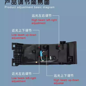 1 Pieza Faro LED Modificado para <span class=keywords><strong>Scania</strong></span> G440/G410/<span class=keywords><strong>G450</strong></span>, Conjunto de Faro con Doble Lente LED Modificado, Señal de Giro y Luz de Esquina - Product Image 5