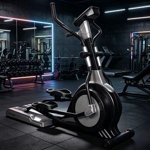 Vélo elliptique à résistance magnétique compact pour usage commercial et domestique, avec écran à boutons, appareil de fitness, vente en gros - Product Image 6