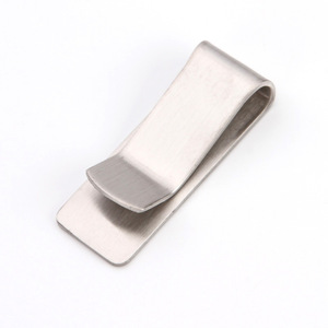 Custom Engraved Logo Stainless Steel Metal Blank <b>Money</b> <b>Clip</b> - Product Image 4