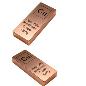Barre de cuivre massif d'investissement 1 kg, pureté 99,9 %, vente chaude - Product Image 4