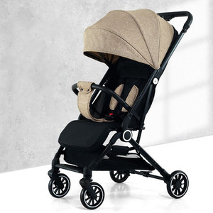 2023 Cheap Price 300D Flax-iron Tube High Quality Foldable Toddler Stroller/2 in 1 Baby Stroller Baby <strong>Pram</strong> with a Key Folding - Product Image 6