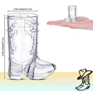 Accesorios para Despedida de Soltera, Vasos de <span class=keywords><strong>Tequila</strong></span> de Plástico, Mini Vasos de <span class=keywords><strong>Tequila</strong></span> con Forma de Bota de Vaquero - Product Image 5