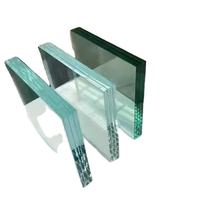Plaque de verre feuilleté transparente de haute qualité, épaisseur 3mm-12mm, parfaitement lisse, personnalisable en usine pour la décoration de salle de bain