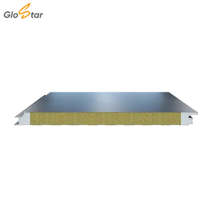 Paneles Sándwich de Lana de Roca Duraderos con Superficie 3D en Relieve, Resistentes al Fuego y al Calor, Fabricados por Glostar, para <span class=keywords><strong>Revestimiento</strong></span> de Almacenes - Product Image 4