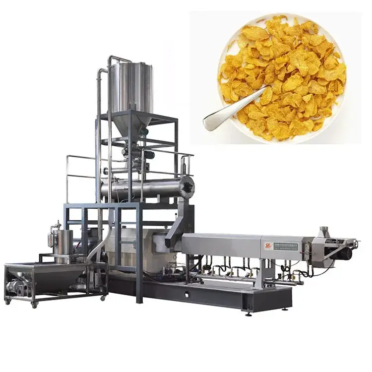 Corn Flakes macchina linea di produzione Cor piccoli Corn Flakes che fa macchina Corn Flakes macchinari In cina