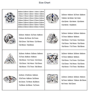 JiangTong toptan en kaliteli çeşitli renkler OCT yastık ezilmiş buz kesim gevşek kübik zirkonya CZ taşlar gevşek taş - Product Image 5