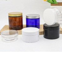 Pots en plastique de 2oz, 6oz, 1 oz, Pot de maquillage avec couvercles blancs et ronds, anti-fuite