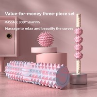 Rodillo de Espuma EVA en Forma de Media Luna, Rodillo de Masaje de Doble Zona para Relajación Muscular de Piernas, Uso en Casa o Estudio, para Fitness y Tejido Profundo