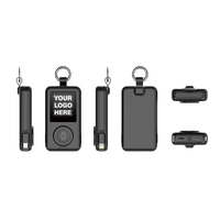 Batería externa de 6000mAh con logotipo personalizado y llavero con cable