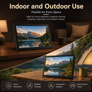 15.4 Inch GTV Google <strong>TV</strong> <strong>Portable</strong> Digital Smart Wifi <strong>TV</strong> with FM Radio DVB-T2/ ATSC/ ISDB - Product Image 2